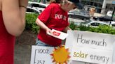 Environmentalists battle to get Peco to increase its use of green energy, but the oil industry calls it a job killer