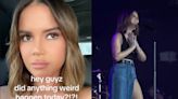 Maren Morris addresses her viral denim skirt wardrobe malfunction