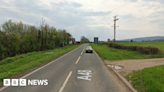 Crash closes A48 in Chaxhill in Gloucestershire