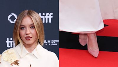 Sydney Sweeney Gets Romantic In Blush Jimmy Choo Pumps at the Toronto International Film Festival