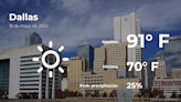 Clima de hoy en Dallas para este sábado 18 de mayo - La Opinión
