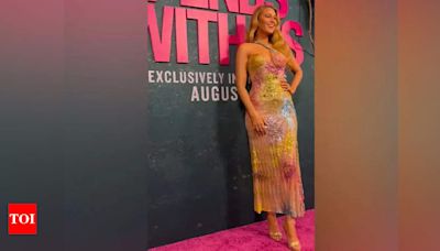 Nostalgia alert! Blake Lively wears Britney Spears' vintage dress at 'It Ends With Us' premiere | English Movie News - Times of India