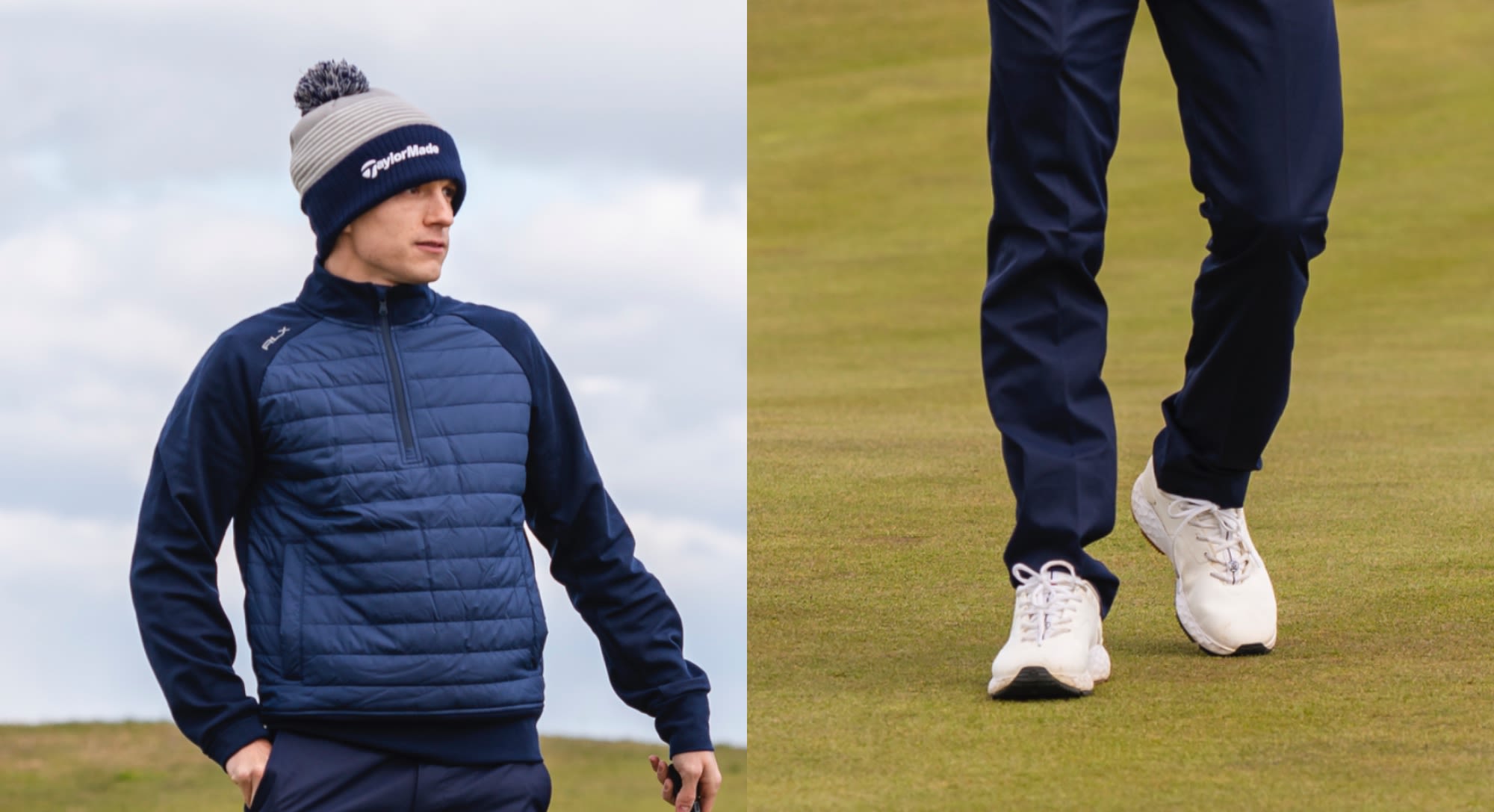 Tom Holland Gets Sporty in G/Fore Sneakers at His First Charity Golf Tournament