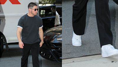 Nick Jonas Keeps It Clean in Nike Air Force 1’s in New York City