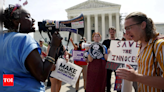 US supreme court mistakenly posts abortion ruling document on website: Report - Times of India