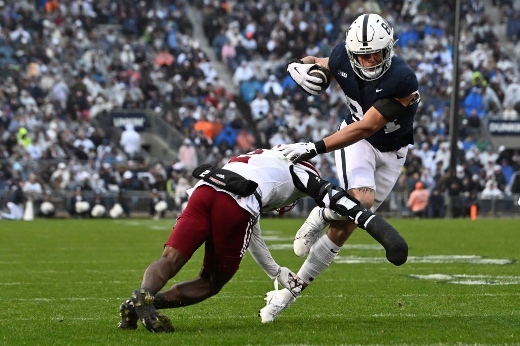 Giants pick Penn State tight end Theo Johnson in fourth round of 2024 NFL Draft