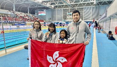 殘疾人游泳世界賽新加坡站 港隊奪4金3銅