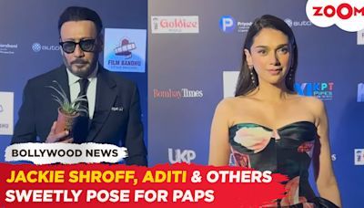 Jackie Shroff, Aditi Rao Hydari & others sweetly pose for paps