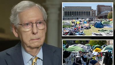 Mitch McConnell opposes calling in National Guard on anti-Israel protests: ‘Let’s see if university presidents can get control’