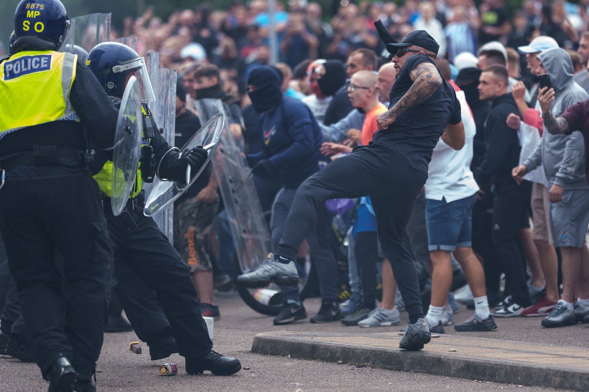 Revealed: Inside the far-right Telegram messaging channels where UK rioters organise