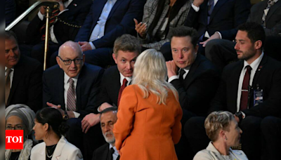 Elon Musk sits in Netanyahu's private box while Congress members boycott - Times of India