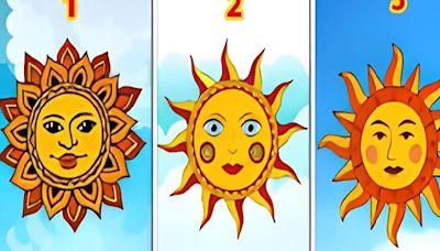 Test de personalidad: el sol que escoges te hará saber si transmites buena energía