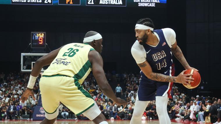 USA vs. Australia final score, results: Anthony Davis shines, U.S. holds off Boomers rally in Olympic exhibition | Sporting News