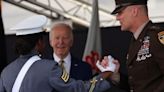 U.S. President Biden speaks at United States Military Academy commencement, in West Point