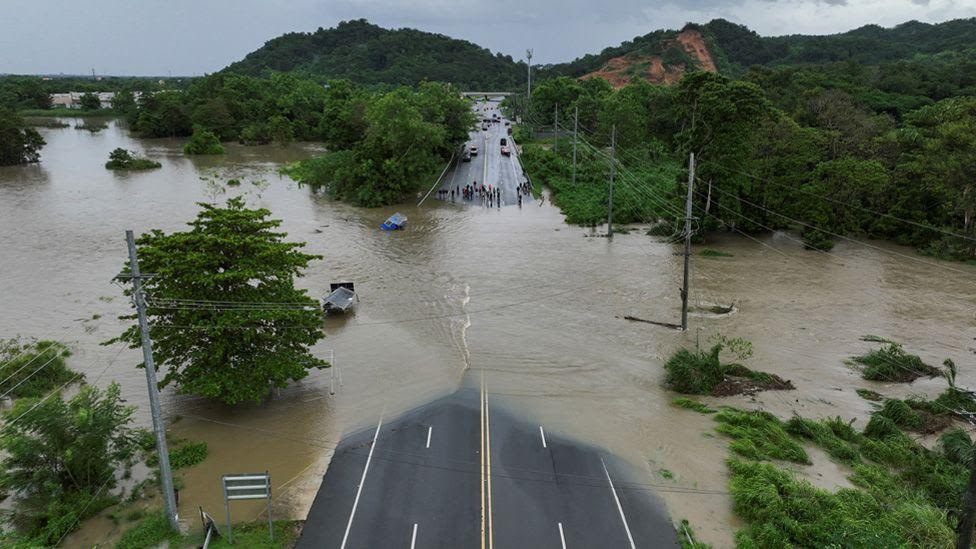 More than half of Puerto Rico without power as Hurricane Ernesto strengthens