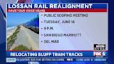 Public can weigh in on relocating LOSSAN bluff train tracks in Del Mar