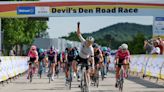 Skylar Schneider wins crash disrupted stage 1 sprint at Joe Martin Stage Race