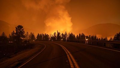 Thousands flee Line Fire in Southern California