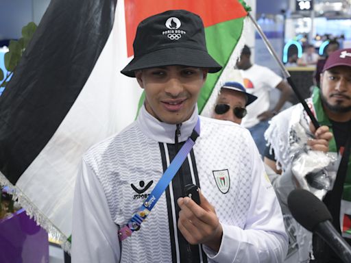 Palestinian Olympian delivers passionate plea: ‘Trying to get the world to know we're human beings’