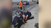 Sandy firefighters hoist family of ducklings to safety