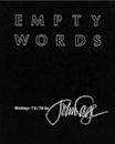 Empty Words
