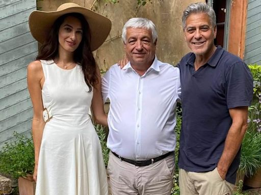 How the Clooneys seduced their new French neighbours...