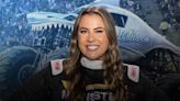 California girl jumps the shark in Monster Jam