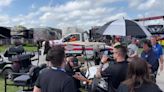 Raw video: After Indy 500 crash, Marcus Ericcson and Pietro Fittipaldi's cars taken off IMS track