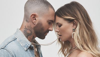 Adam Levine and Behati Front Jacquie Aiche’s Rebel Heart Campaign