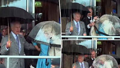 King Charles’ furious reaction to royal aide who left Queen Camilla struggling revealed by lip reader
