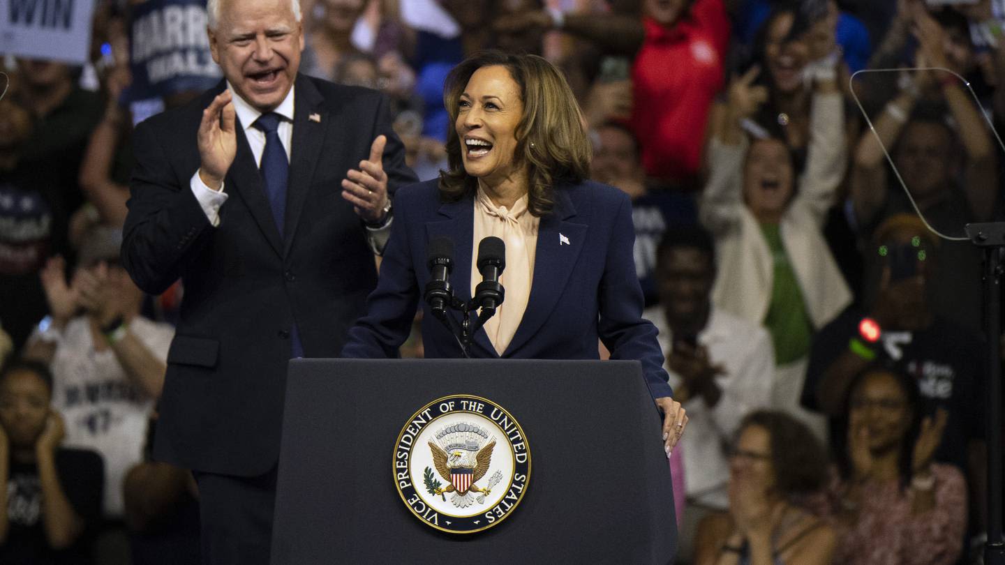 Harris introduces new running mate Minnesota Gov. Tim Walz as the 'vice president America deserves'