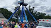 Crews rescue 28 people trapped upside down high on Oregon amusement park ride