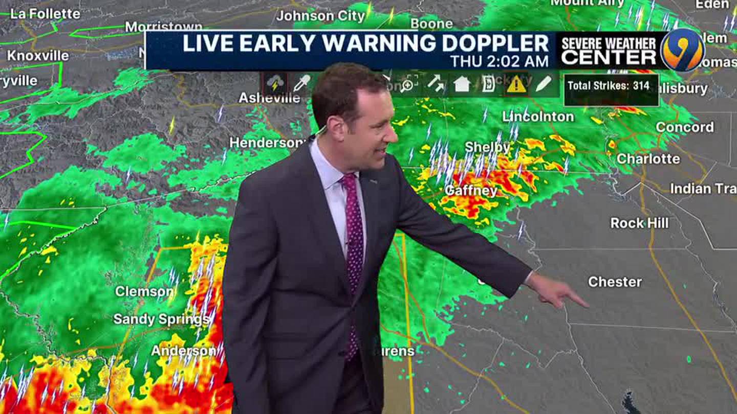 FORECAST: Cluster of storms could bring heavy rain, lightning to our area