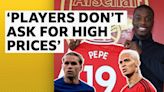 Nicolas Pepe: Former Arsenal winger on the difficulty of high price tags