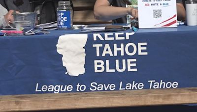 Cleaning up Lake Tahoe beaches after the 4th of July crowds