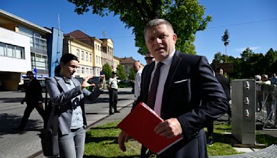 Slovakian Prime Minister Robert Fico takes first trip outside capital after assassination attempt