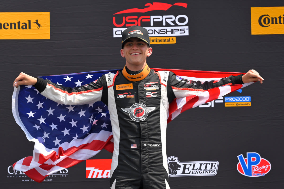 Corry keeps USF2000 title hopes alive with Toronto victory
