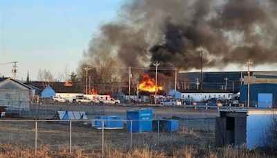 Happy Valley-Goose Bay fire: Explosion warning as air traffic control tower engulfed in fireball