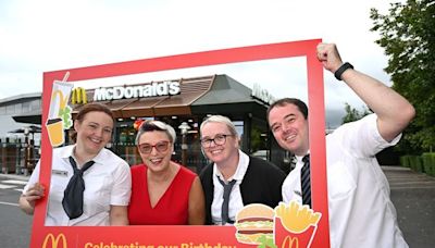 Celebrations to mark McDonald’s Golden Arches 25th anniversary in Dundalk