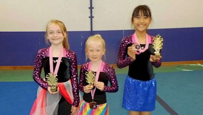 Dazzling show by rhythmic gymnasts at annual presentation in Thurso