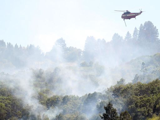 Point Fire crews hold the line overnight in Sonoma County, increase containment of wildfire west of Healdsburg