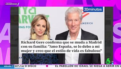 Richard Gere se muda definitivamente a Madrid: "Amo España y creo que vuestro estilo de vida es fabuloso"