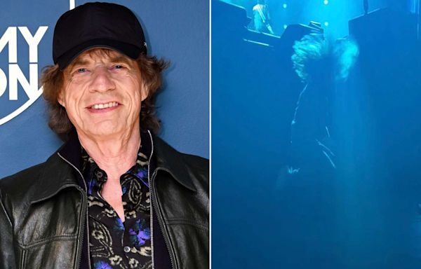 Mick Jagger's 7-Year-Old Son Deveraux Adorably Dances in the Crowd as His Dad Rocks Out on Stage