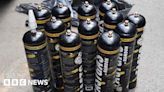 Slough bin crews find dozens of hazardous gas canisters