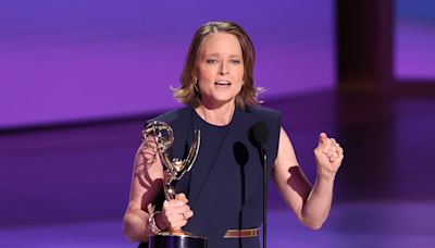 Jodie Foster Calls Her Wife the “Love of My Life” While Accepting Her First Emmy