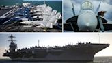 Israel-Hamas war: World’s biggest warship sails into region - USS Gerald Ford in pictures