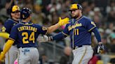 Tellez pega 2 jonrones y Yelich 1; Cerveceros ganan 11-2