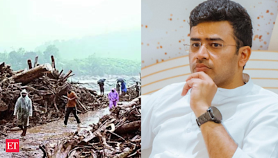 Tejasvi Surya targets Rahul Gandhi over Wayanad landslides, accuses Congress of vote bank politics - The Economic Times