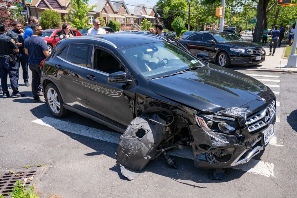 Brooklyn car thief fleeing cops wreaks havoc with demolition derby wrecking five cars