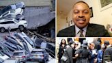 Family of dad crushed to death in NYC parking garage collapse sues owners, claim they overpacked the structure